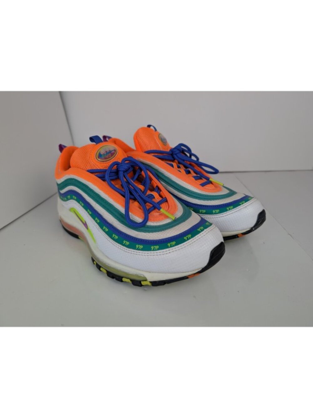 Nike Air Max 97 On Air: London Summer of Love Size 9 Sneakers CI1504-100